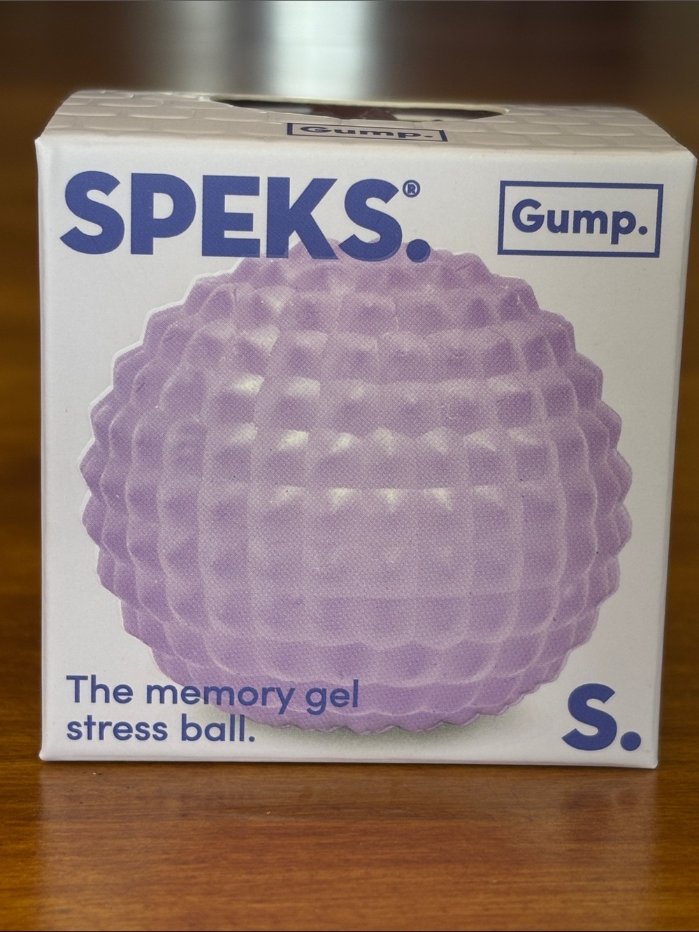 NEW SPEKS GUMP SQUISHY LIGHT PURPLE MEMORY GEL STRESS BALL BUMPY TEXTURE SOFT 💜
